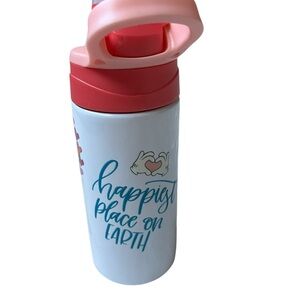 Kids Disney Pink and White Travel Mug